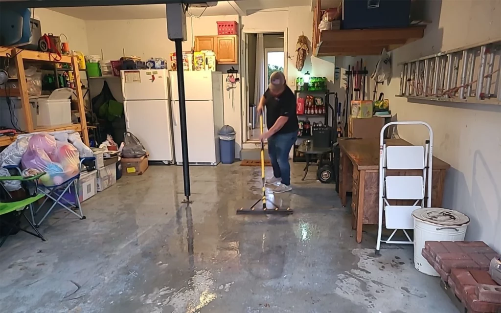 water damage cleanup